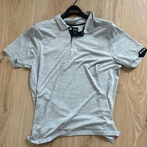Oakley Gray and Blue Golf Shirt